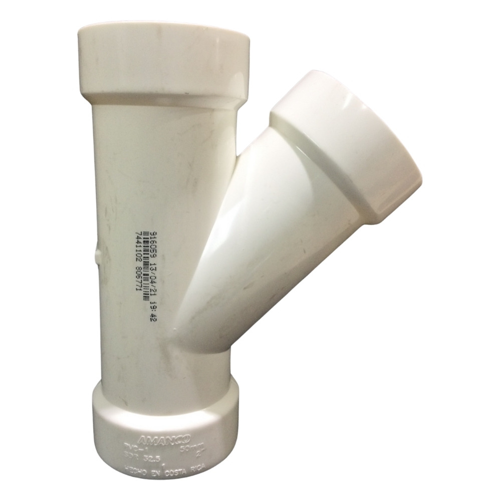 Yee pvc dwv 50 mm-2 sanitario c/c | HOPSA Tienda Online