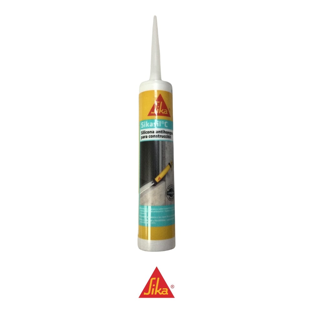 Sellador De Silicona Sikasil C Blanco Antihongos 280 Ml Sika HOPSA Tienda Online