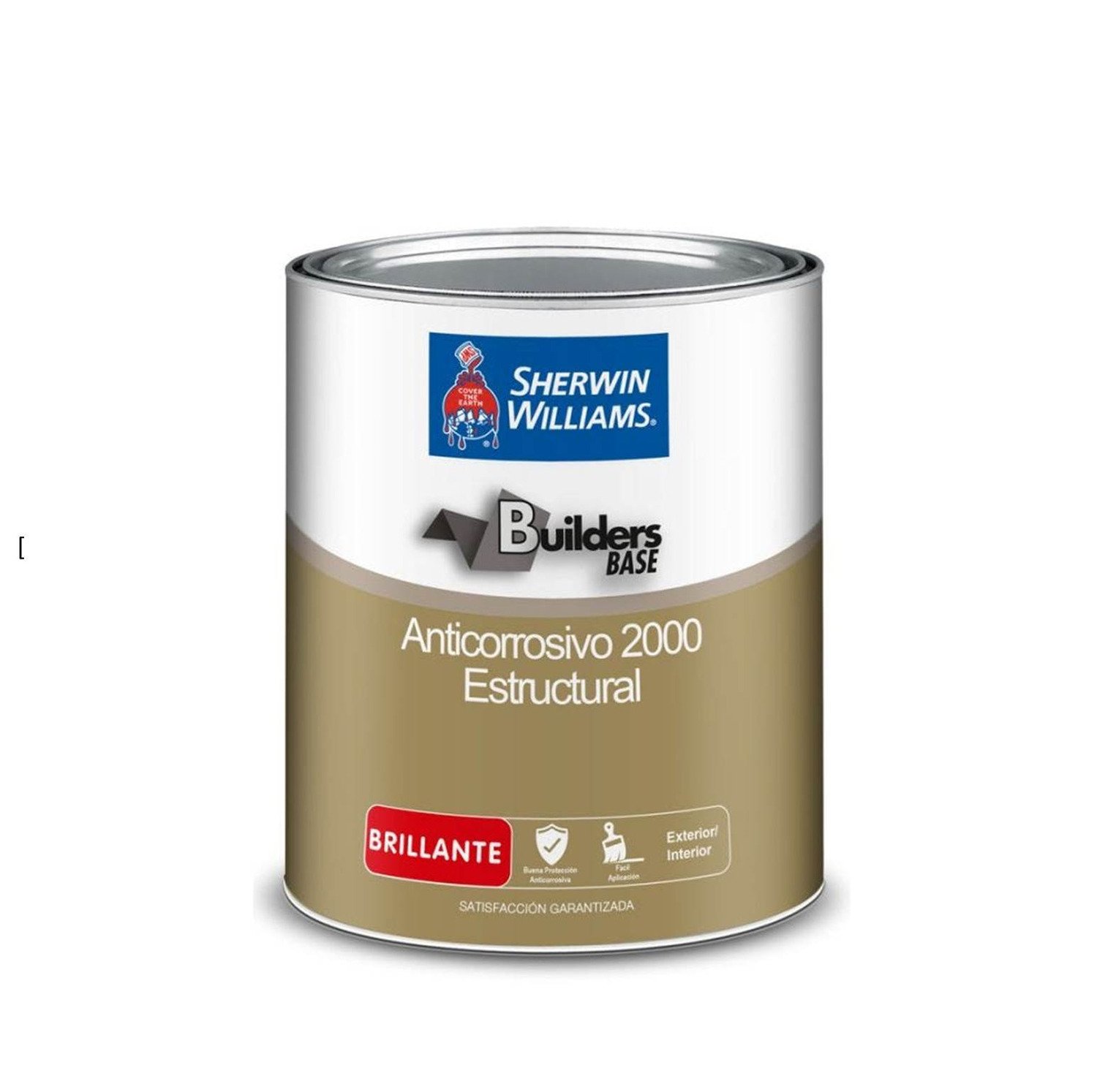 Esmalte anticorrosivo 1 galón Triple acción metal reforzado negro semi  brillante Sherwin Williams