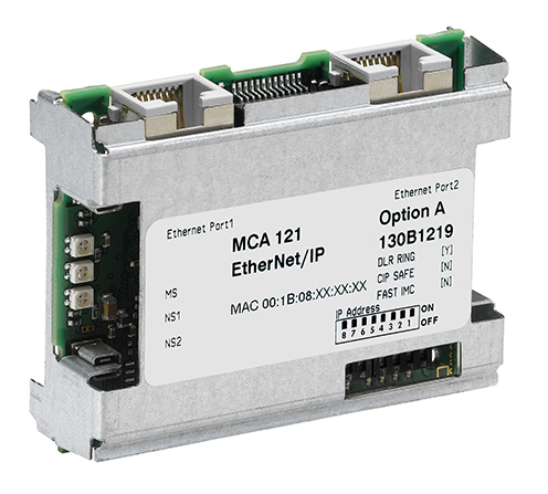 Danfoss VLT® EtherNet IP MCA 121, Barnizada